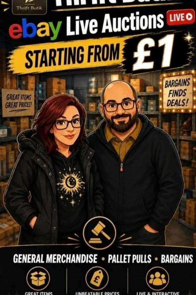 £1 Start Live Auctions – General Merchandise, Pallet Pulls & Bargains