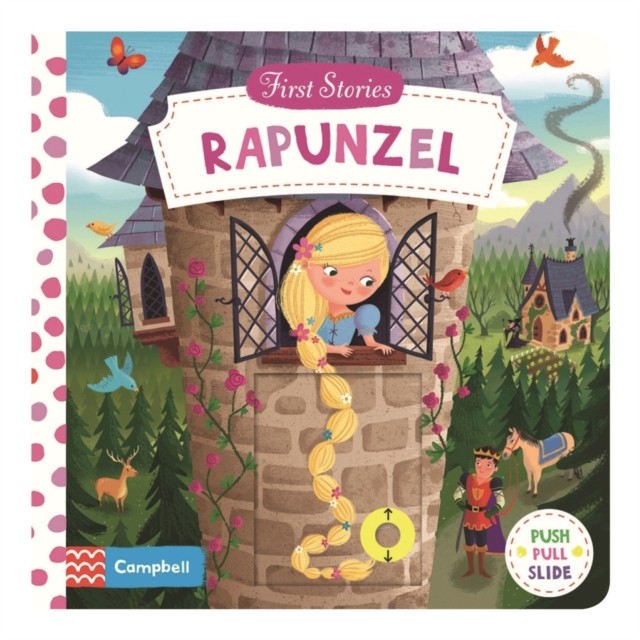 Rapunzel A Push, Pull, Slide Book by Campbell Books (Board book)