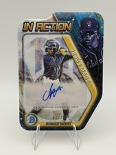 Jesus Made 2025 Bowman Draft In Action Auto Lava Refractor /75 #BIA-JM Brewers