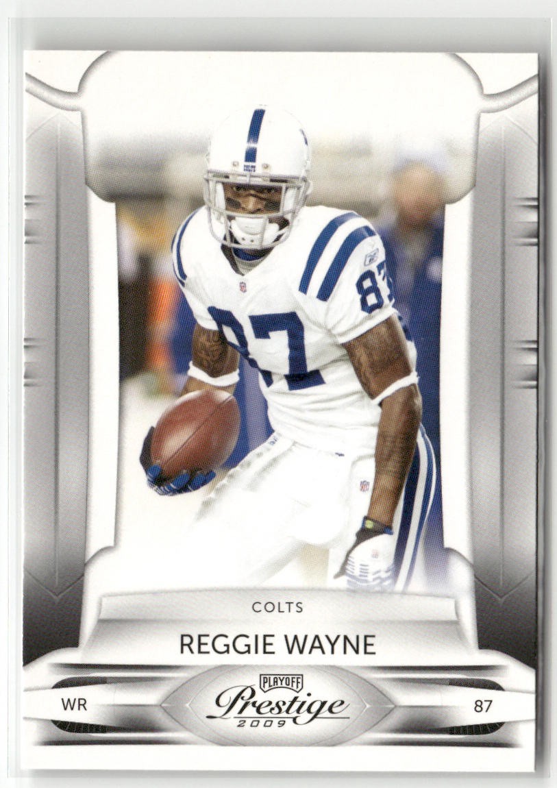 2009 PLAYOFF PRESTIGE #44 REGGIE WAYNE INDIANAPOLIS COLTS