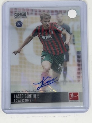 2021-22 Stadium Club Chrome Bundesliga #CAC-LG Lasse Günther Autographs
