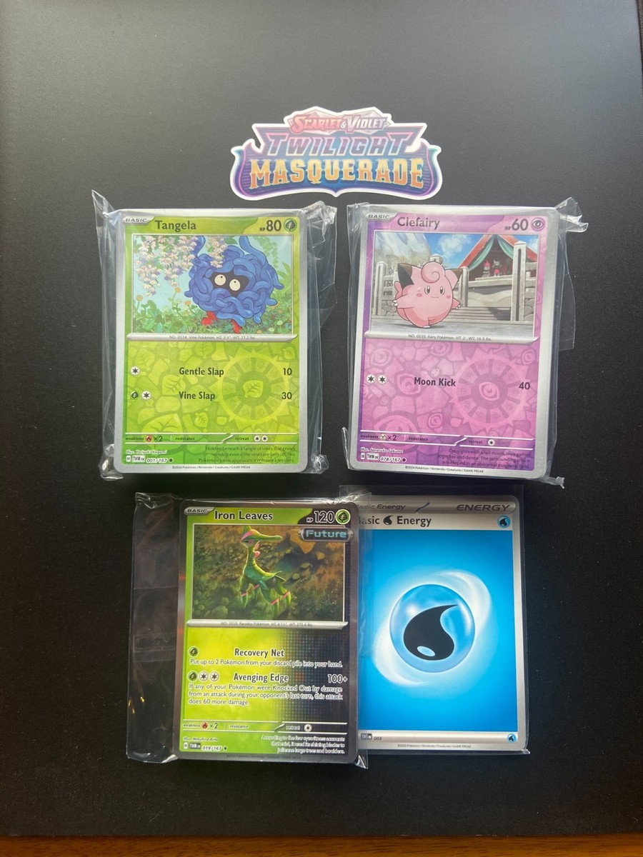 171 Card SVE - Twilight Masquerade Complete Reverse Holo Pokemon