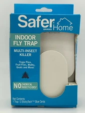 Safer Home SH502 Indoor Plug-In Fly Trap for Flies Fruit No Size White