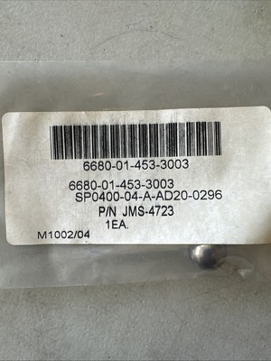 Edco MIL-DTL-117H TY. 3-CL B-ST2 And A-A-3174 Check Ball JMS-4723