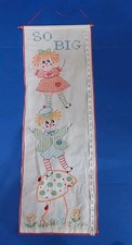 Raggedy Ann And Andy Growth Chart. Handmade.