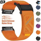 Quickfit Nylon Strap Band For Garmin Fenix E 8 7 7X 6 6X 5 5X Epix Pro Solar 3HR