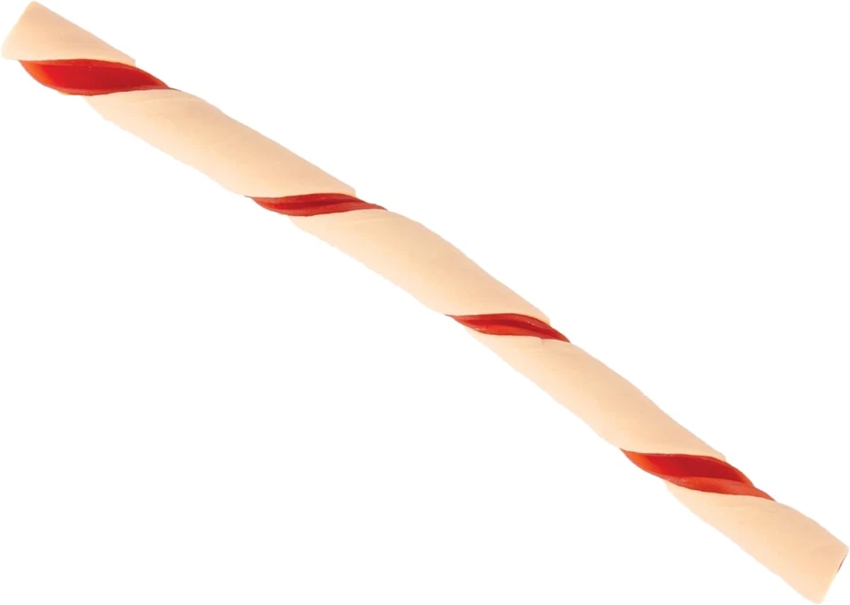 Palitos Twist masticables de cuero crudo, hechos con pollo real, 50 unidades Foto 4 de 4