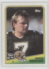 1988 Topps Morten Andersen #61 HOF 10r3