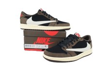 Size 9.5 - Jordan 1 x Travis Scott Low Mocha for sale online | eBay