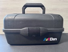 ArtBin Essentials Black 3-Tray Craft Storage Art Box