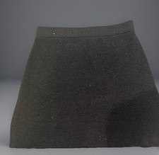 Cat Jack Girls Mini Skirt; Sparkling Black; Size 8; Elastic waist