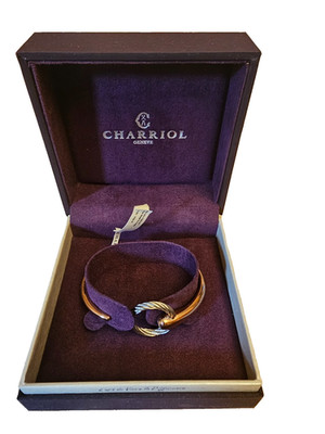CHARRIOL Infinity Zen Two-Tone Bangle Bracelet PVD Steel Medium