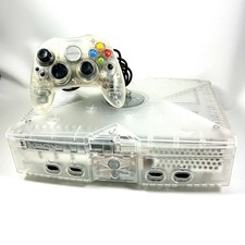 Og Xbox Crystal Console RARE Oem Controller - TESTED
