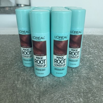 Set of 2 L'Oreal Paris Magic Root Cover Up Spray ,Vibrant Red 