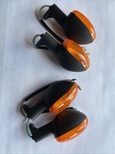 4x KOMPLETTE BLINKER ORANGE RECHTS LINKS FÜR MZ 125 SM SX RT ab Bj 2000 NEU