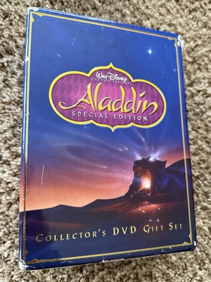 #ad Disney Aladdin Special Edition Collector#x27;s DVD Gift Set Limited Senitype 2004 $4.99