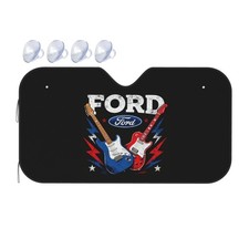 Ford Car Size S Windshield Front Window Sun Shade Cover Visor Uv Black