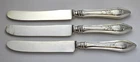 3 Towle MARY CHILTON ENGRAVED Sterling Silver Hollow Handle Knives - NO MONO