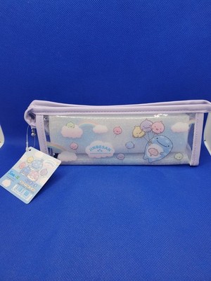 San-X Jinbesan Whale Shark Pen Pouch Jinbesan & Fusenuo Clear Case New US Ship