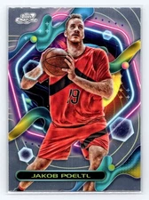 2023-24 Topps Chrome Cosmic #128 Jakob Poeltl
