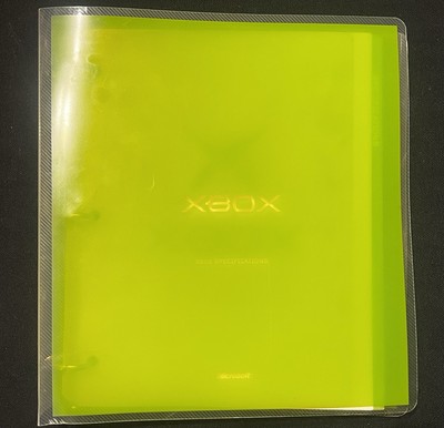 Xbox Original Rare Employee Binder Build October 2000