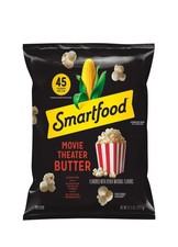 Smartfood MOVIE THEATER BUTTER Flavored Popcorn, 6.25 oz 45 Calories / Cup