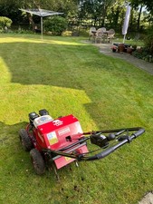 petrol hollow tine lawn aerator machine for hire bedfordshire