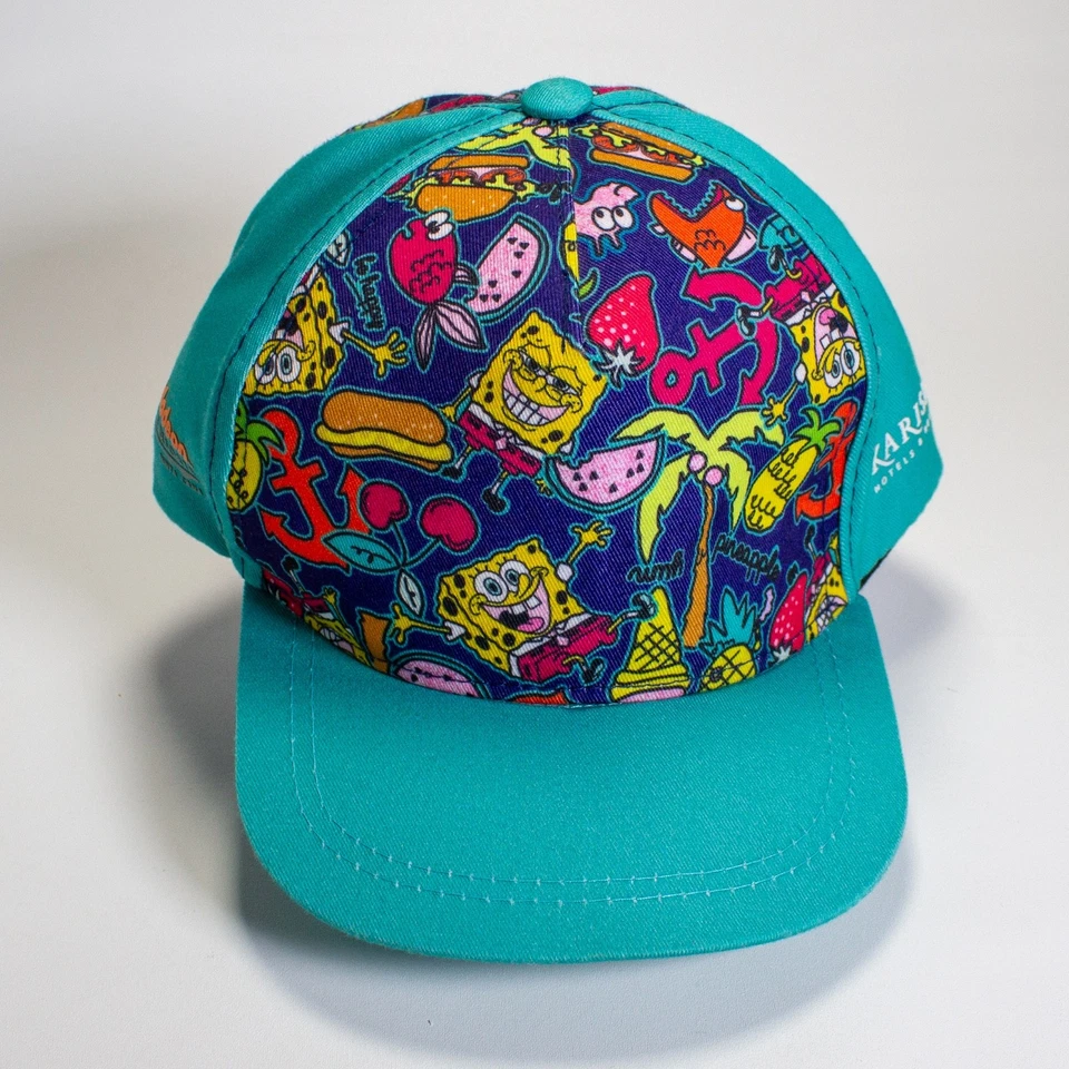 Pantalones Cuadrados Bob Esponja Talla Juvenil Sombrero Correa Nickelodean Hotels and Resorts Foto 3 de 4