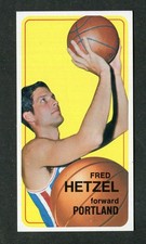 #79 Fred Hetzel Portland Trail Blazers 1970-71 Topps Basketball Card Set Break