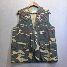 Vintage Game Winner Sportswear Men's Camouflage Hunting Vest Size Small