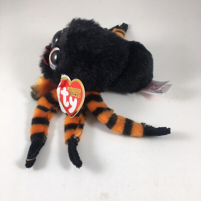 Ty Halloweenie Beanie Baby CHARLOTTE the 2024 Halloween Spider 3