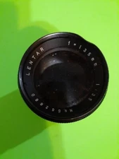 Lentar 1:3.5 f=135mm Pre-Set T-mount Lens.  