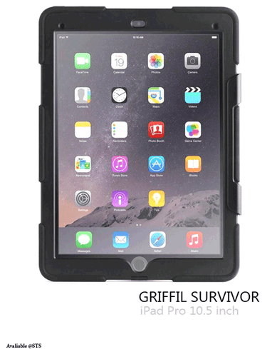 GRIFFIN SURVIVOR All Terrain for iPad Pro 10.5 inch - Black - Picture 3 of 4