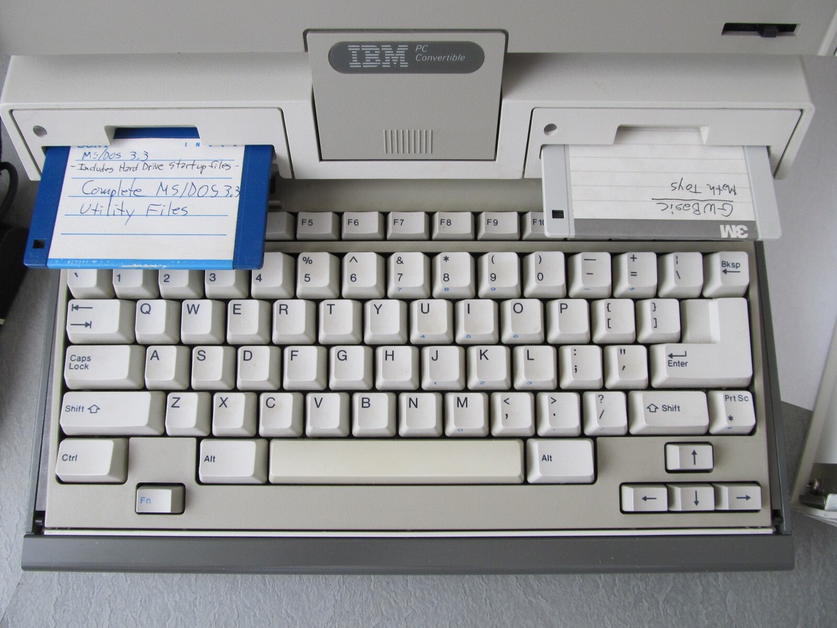 Vintage IBM 5140 PC Convertible Portable Computer w/Modules ***Pls