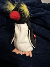 Vintage Retired 2000 New Ty Beanie Baby - FRIGID the Penguin - MWMT