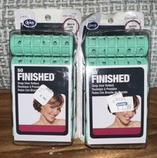 2 Packs Goody Snap Over Hair Rollers GREEN So Finished Smooth 10 Pack 82376 NOS