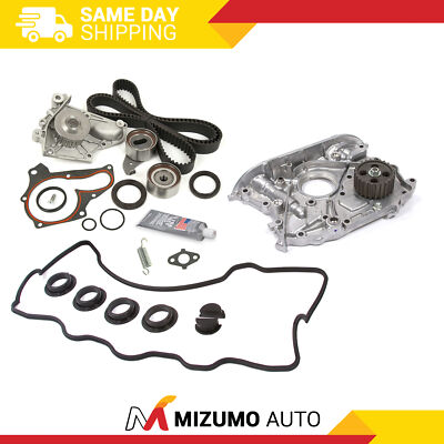 #ad Timing Belt Water Oil Pump Valve Cover Gasket Fits 97 99 Toyota Celica RAV4 5SFE $179.95