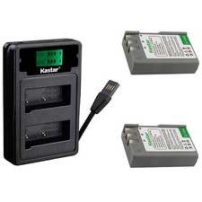 Kastar 2 Rechargeable Li-ion Battery Charger for Nikon EN-EL9A D3000 D5000 D40