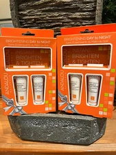 Lot of 2 Andalou Naturals - Brightening Day to Night -  3 piece set