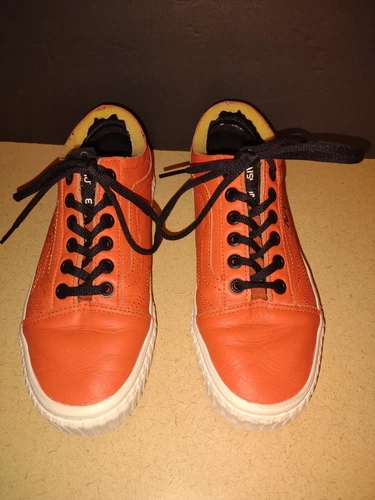 VANS Women's 7 Men 5.5 Nasa Old Skool Space Voyager Firecracker Orange Sneakers 
