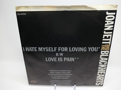 Joan Jett And The Blackhearts – I Hate Myself For Loving You
