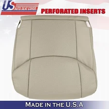 2005 2006 For Toyota Avalon Driver Side Bottom Perforated Leather Seat Cover Tan