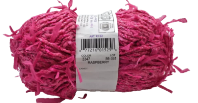 Moda Dea TUTU Ribbon Yarn #3347 Raspberry 1.76 oz (92 yds) 50 Gms
