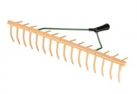 Kerbl 29169 Kunststoffrechen 16 Grasfangzinken 64 Cm Ohne Stiel