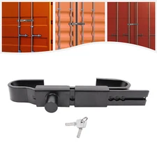 Shipping Container Lock Adjustable Steel Heavy Duty Cargo Door Lock with 2 Keys