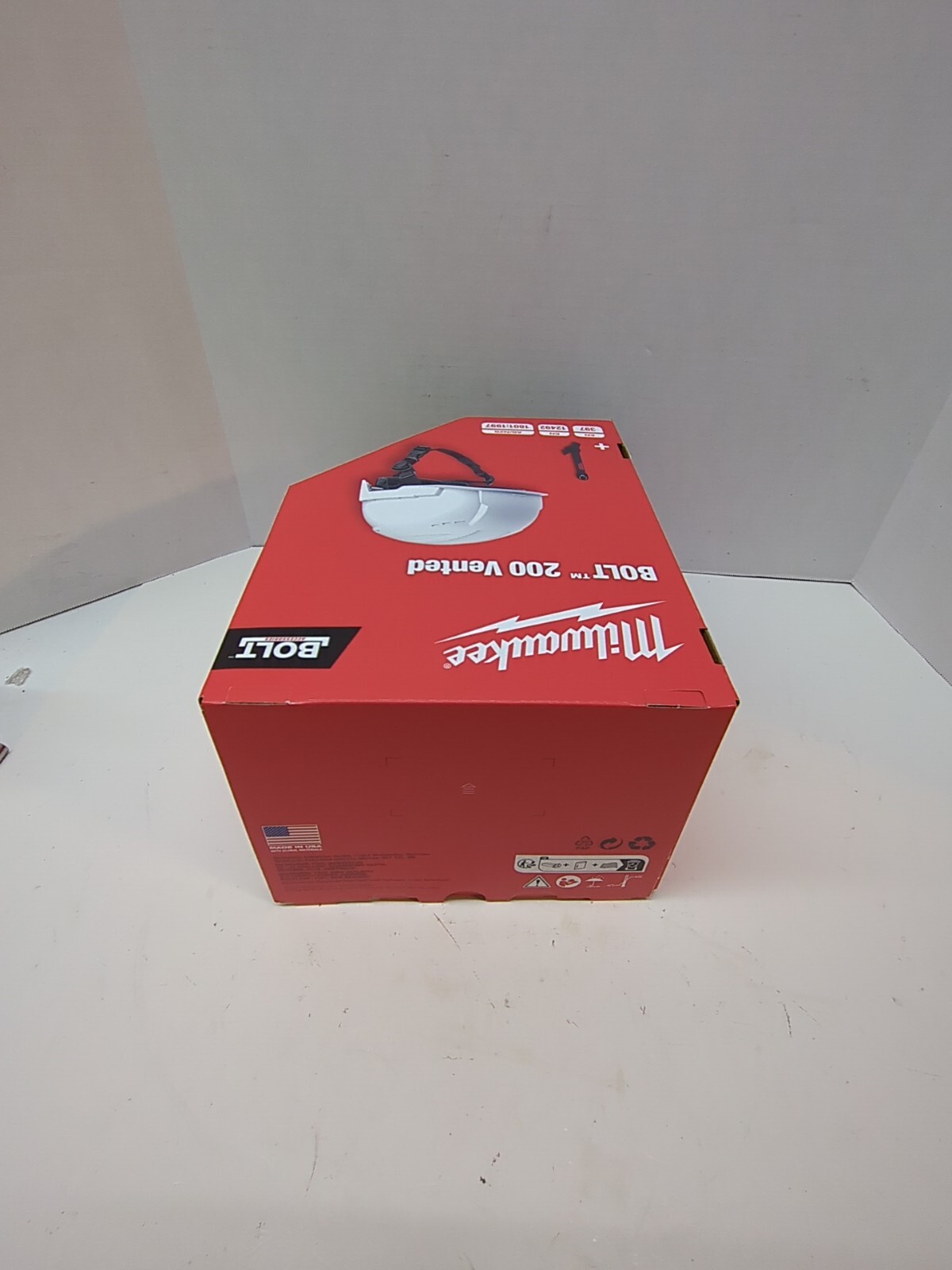 Milwaukee 48-73-1602 Yellow Vented Helmet Bolt 200 NEW