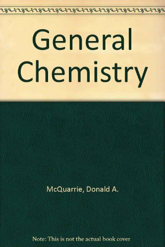 General Chemistry Donald A Mcquarrie