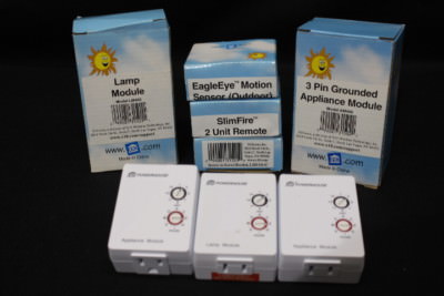 8pc X10 Wireless Home Automation Set: Lamp & Appliance Modules, Remote, Sensor