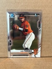 Luis Toribio 2021 Bowman Chrome 1st BCP-228