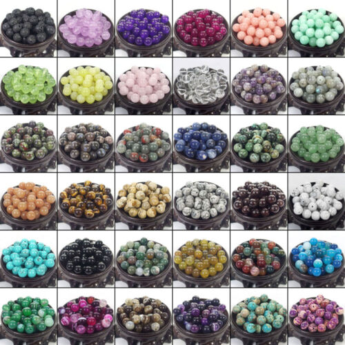 Bulk Gemstones I natural spacer stone beads 4mm 6mm 8mm 10mm 12mm jewelry design